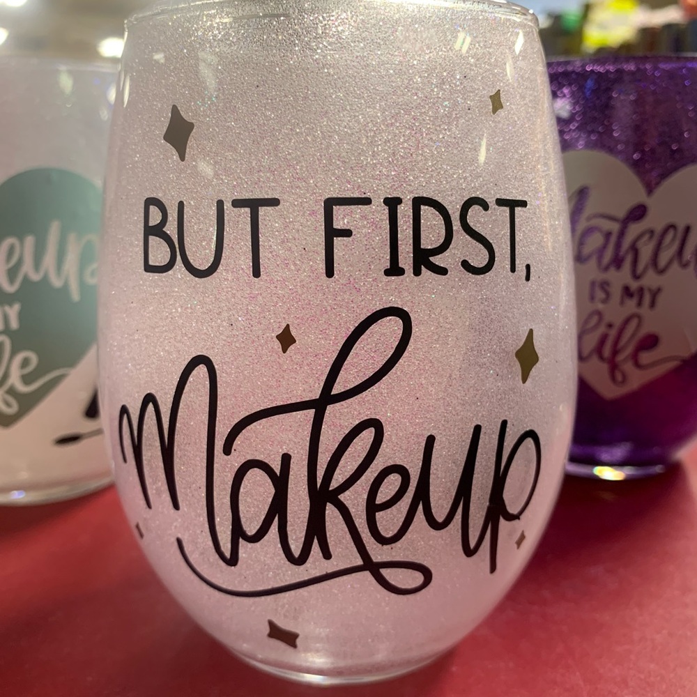 Glitter Makeup Brush Holders